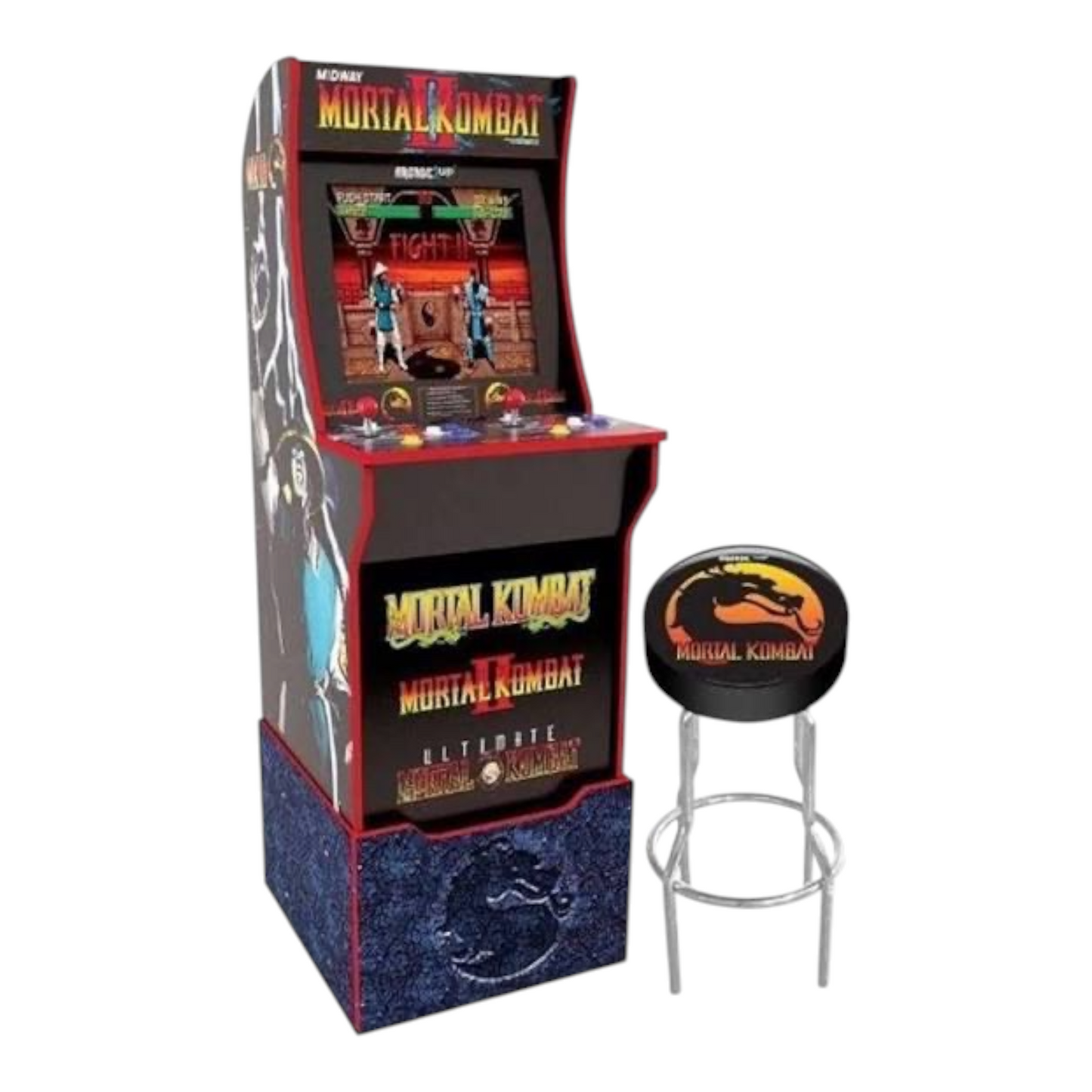 Mortal Kombat II (Gen1) Arcade1up 2-Player Showtime Arcade Mod Kit