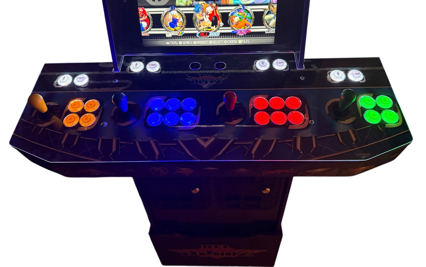 NFL Blitz Arcade1up 4-Player Showtime Arcade Mod Kit