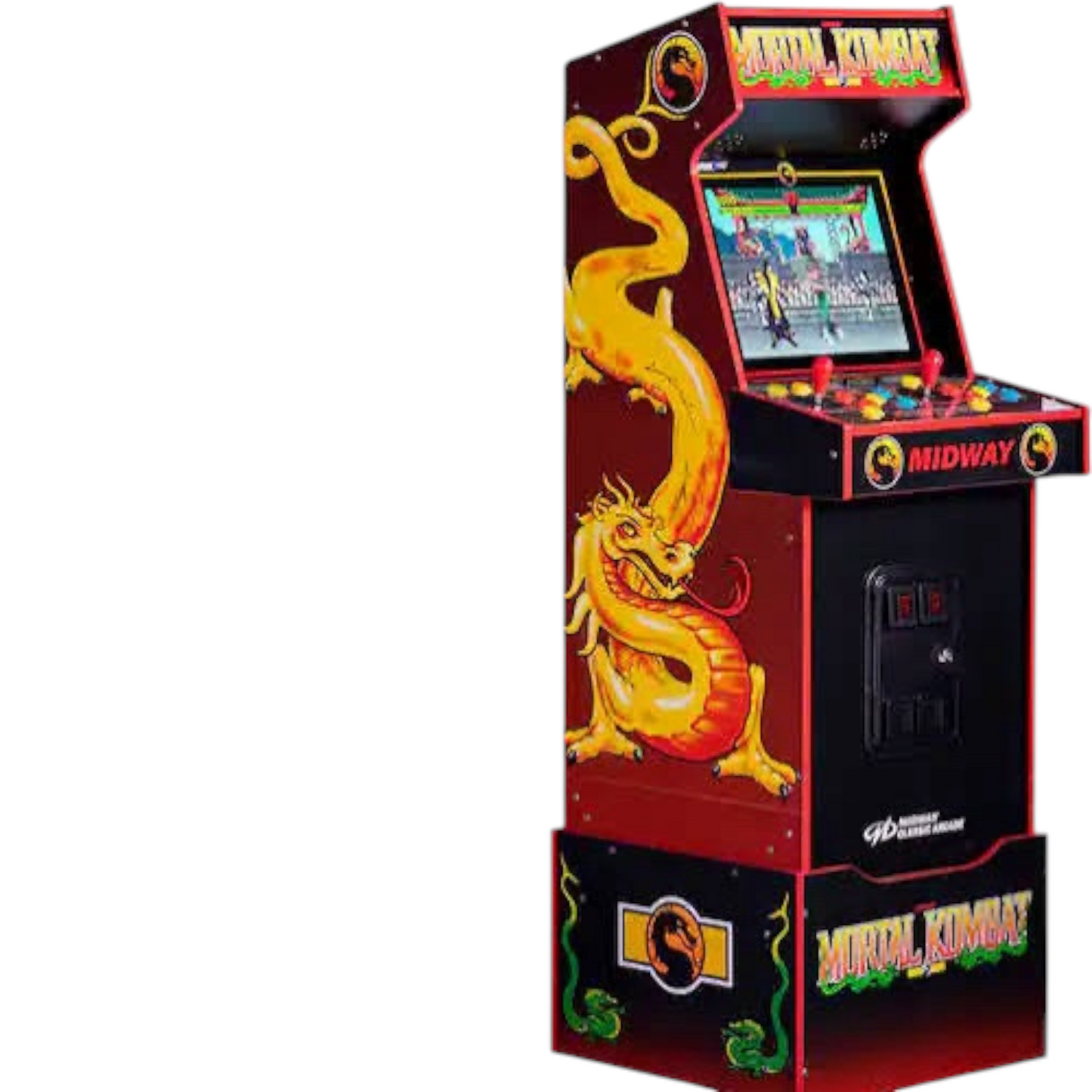 Mortal Kombat 30th Anniversary Arcade1up 2-Player Showtime Arcade Mod Kit