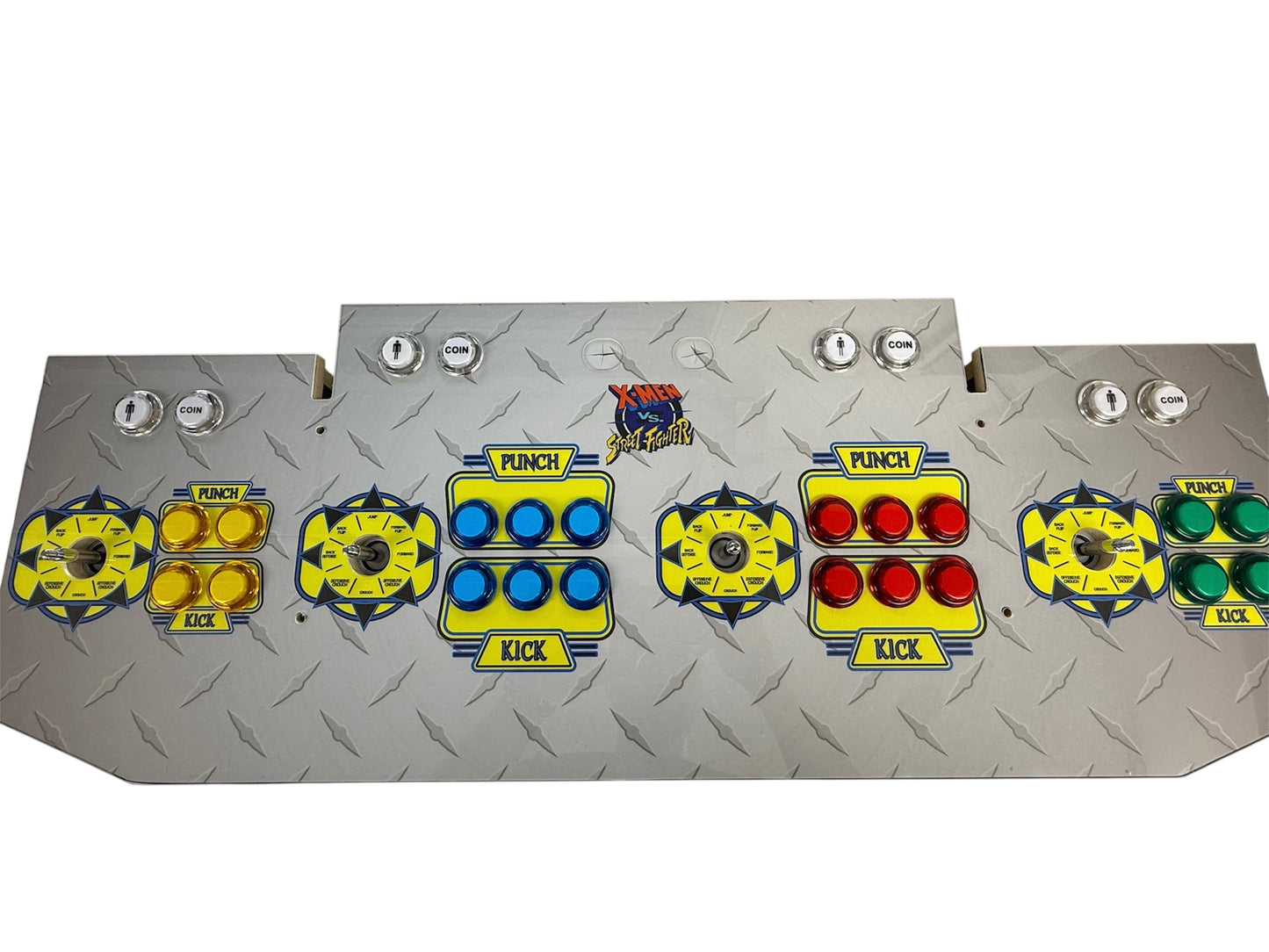 X-Men Vs Street Fighter Arcade1up 4-Player Conversion Showtime Arcade Mod Kit