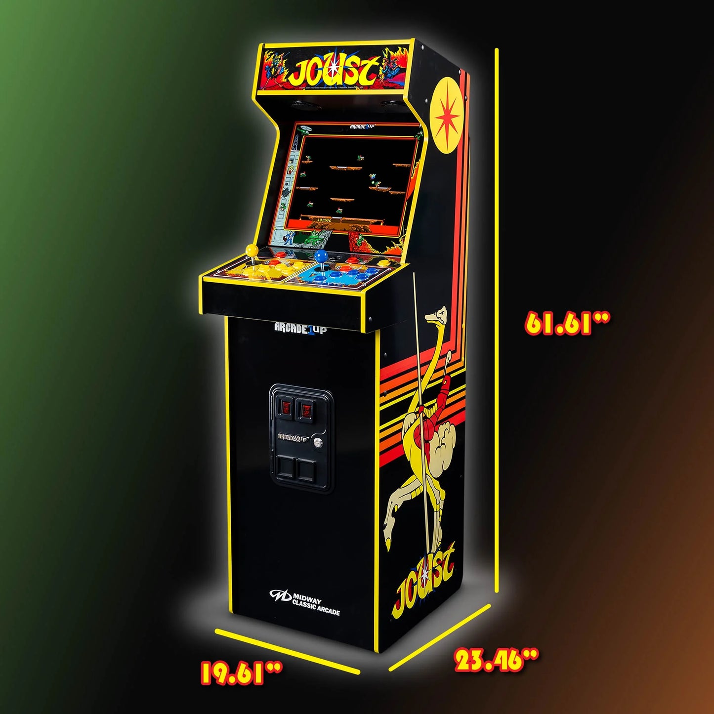 Rampage/Joust Deluxe Arcade1Up 2-Player Showtime Arcade Mod Kit - Joust Edition