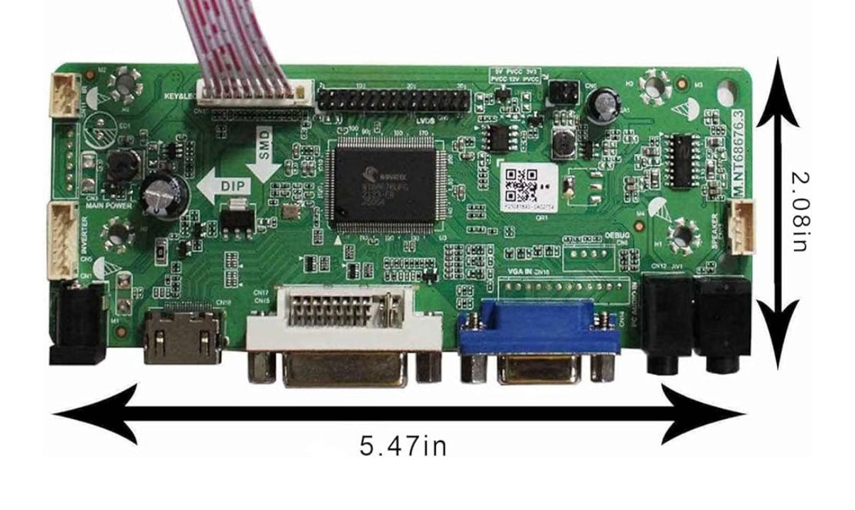 LVDS to HDMI LCD Controller Board
