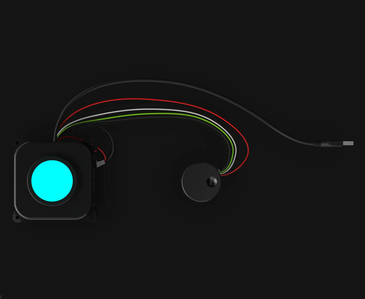 GRS LED Trackball with Spinner Combo