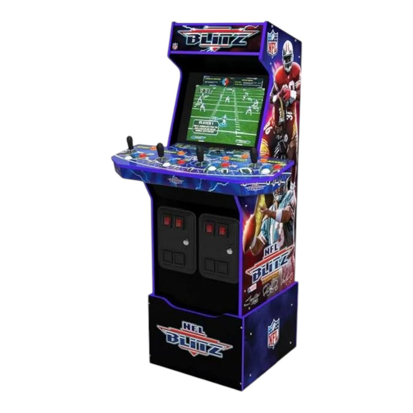NFL Blitz Arcade1up 4-Player Showtime Arcade Mod Kit