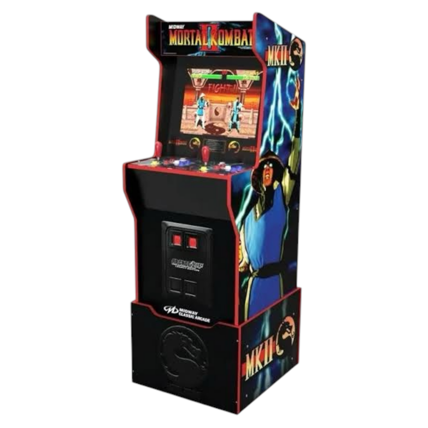 Mortal Kombat II Legacy Arcade1up 2-Player Showtime Arcade Mod Kit