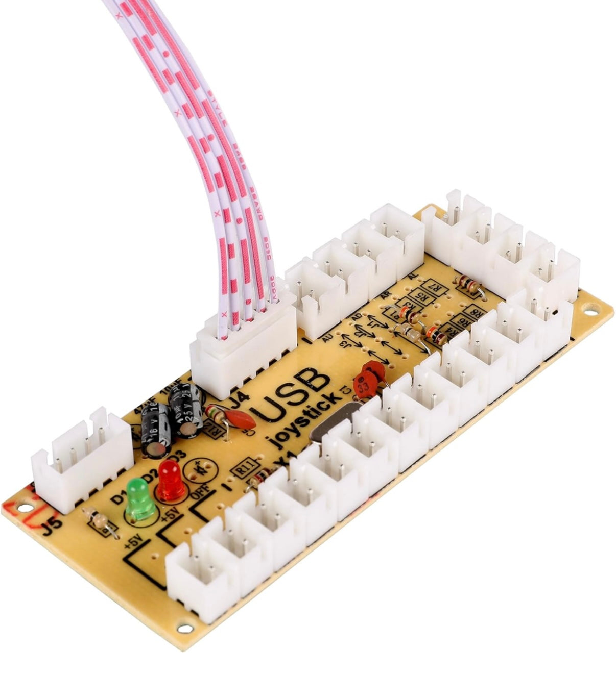 5-Pin 2.54 JST Cable for Sanwa & Sanwa-Style Joysticks to Zero Delay Encoder