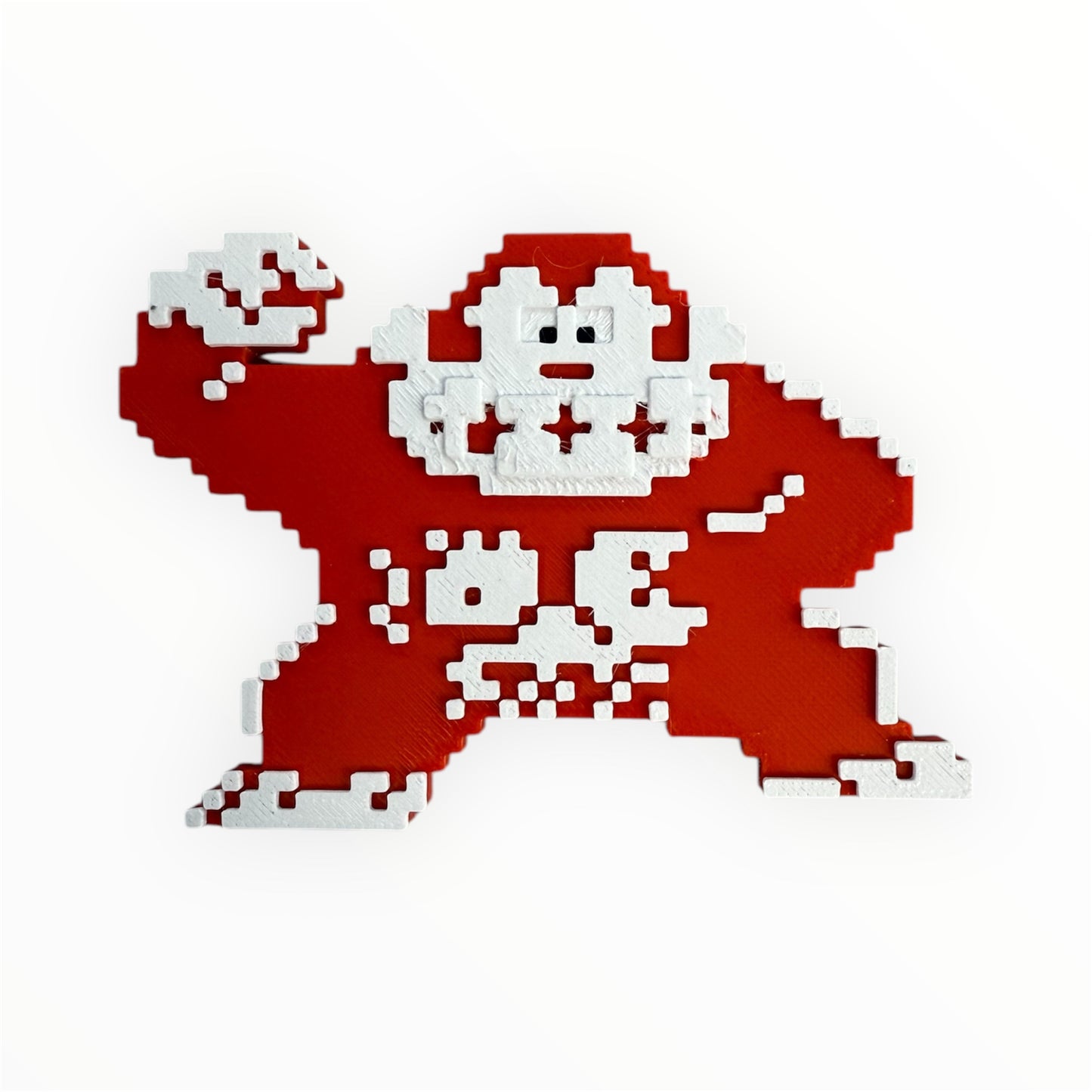 Pixelated DK 3D Art – Retro Arcade Collectible (4" x 3")