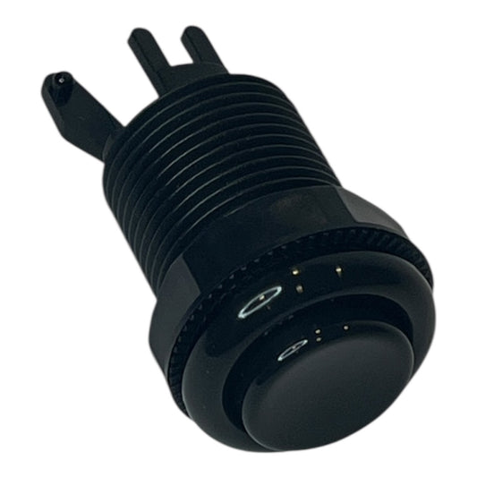 Original IL Concave Arcade Push Button 28mm Authentic Arcade Button Black (Industrias Lorenzo PSL-L)