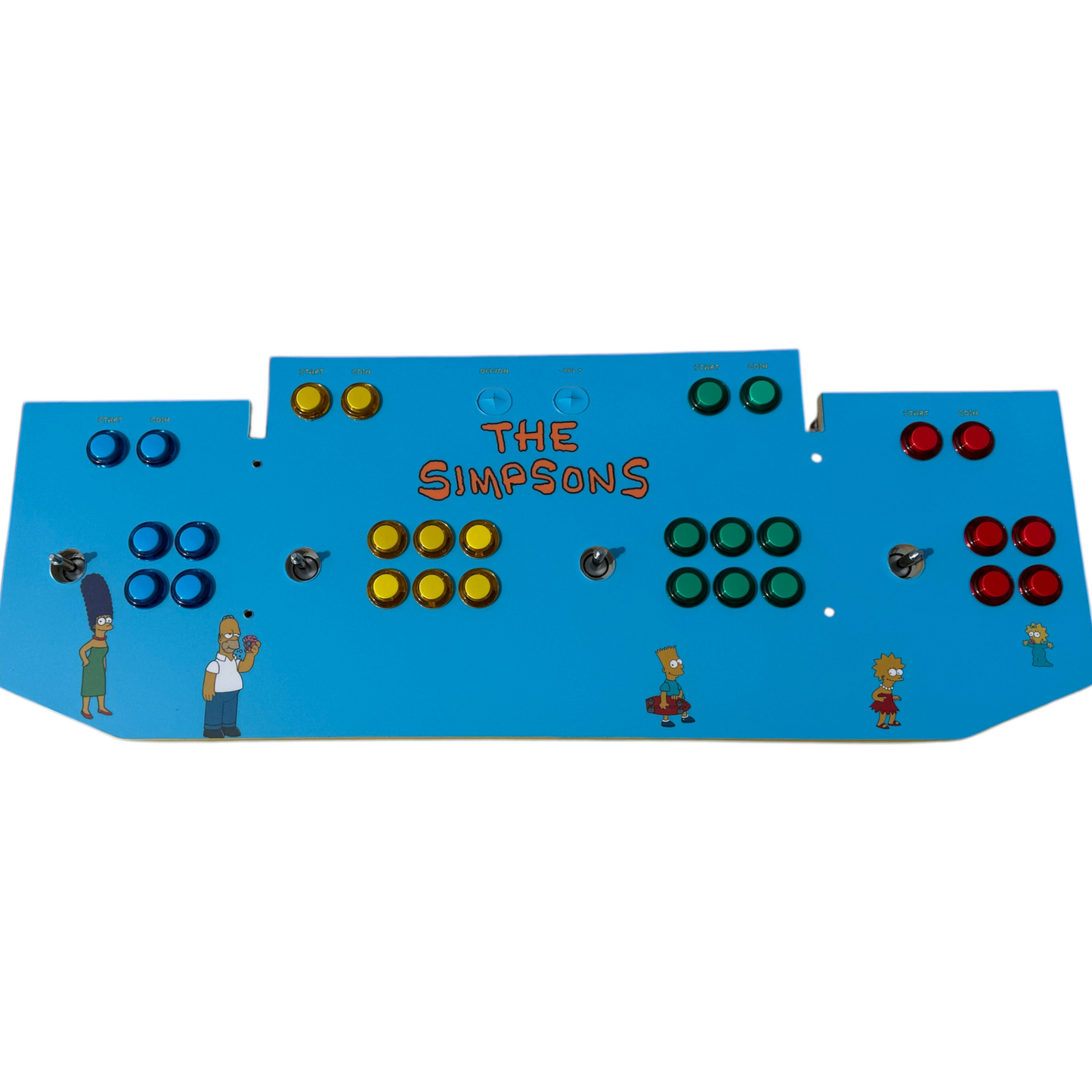 Simpsons Arcade1up 4-Player Showtime Arcade Mod Kit