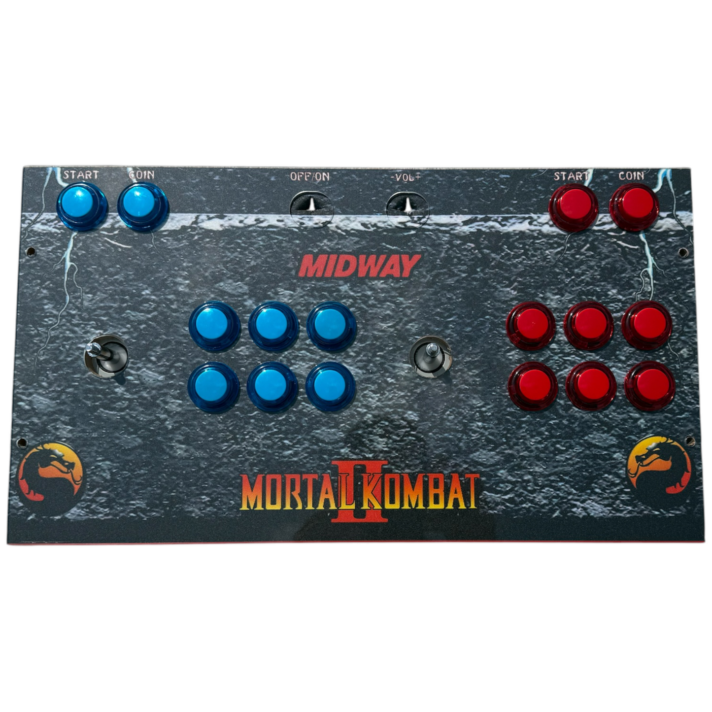 Mortal Kombat II Legacy Arcade1up 2-Player Showtime Arcade Mod Kit