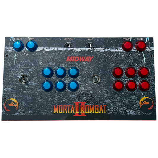 Mortal Kombat II Legacy Arcade1up 2-Player Showtime Arcade Mod Kit