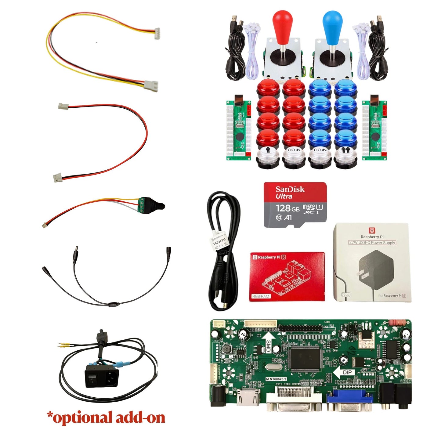 Basic Fun Wrestlefest 2-Player Showtime Arcade Mod Kit