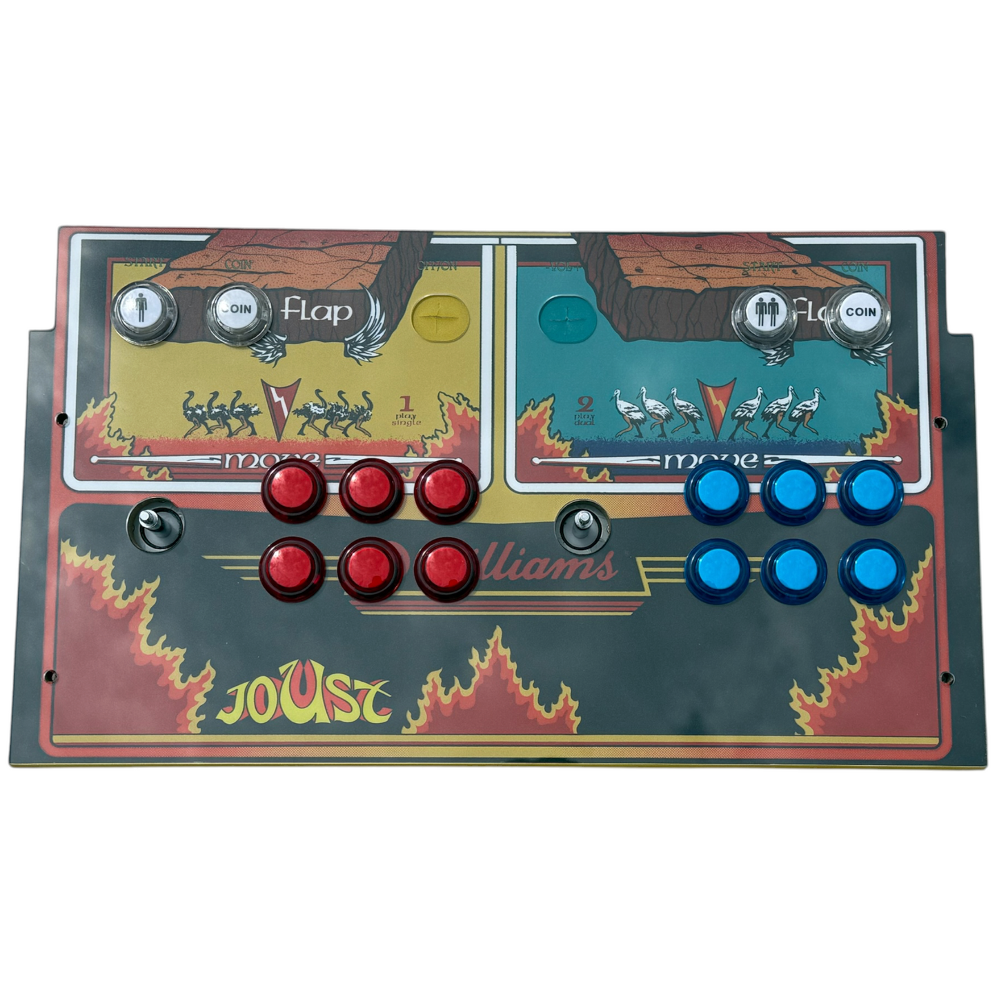 Rampage/Joust Deluxe Arcade1Up 2-Player Showtime Arcade Mod Kit - Joust Edition
