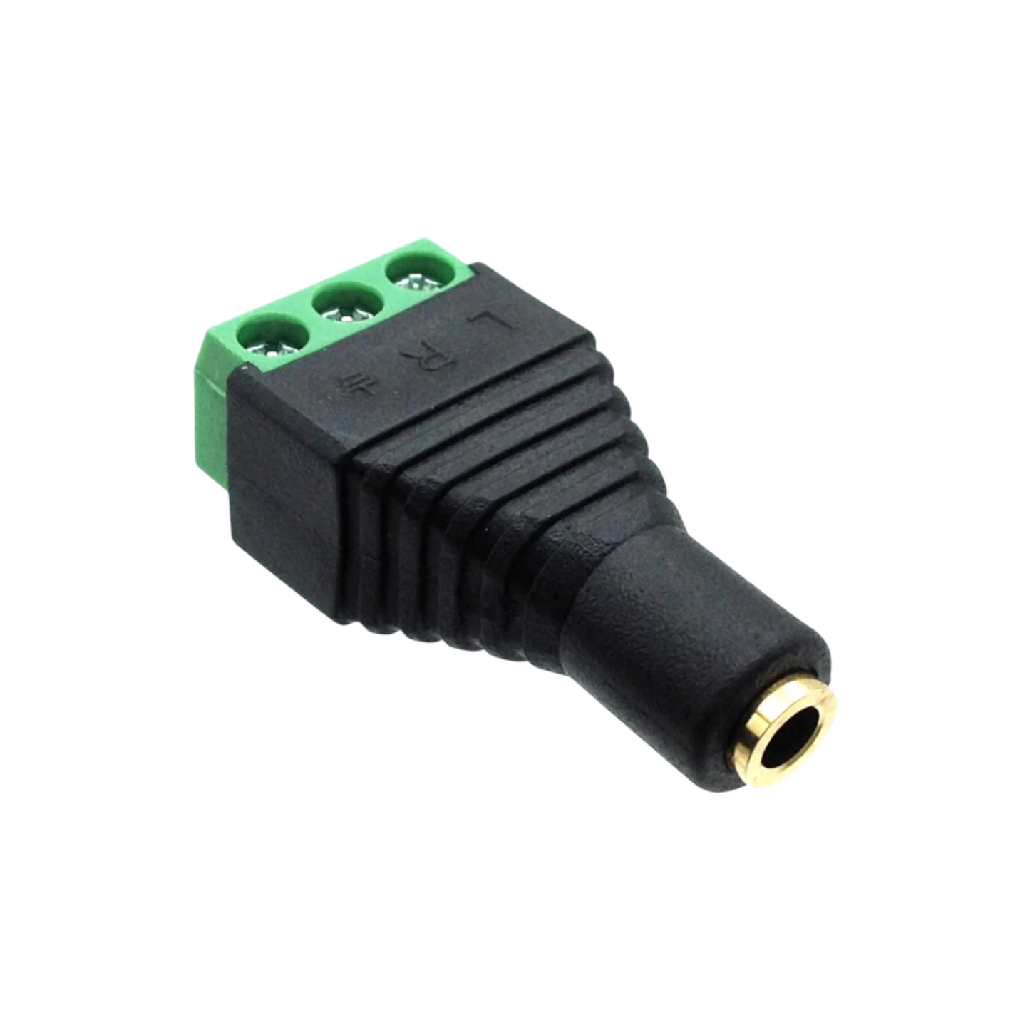 3.5mm TRS to Screw Terminal Adapter 3 Pole