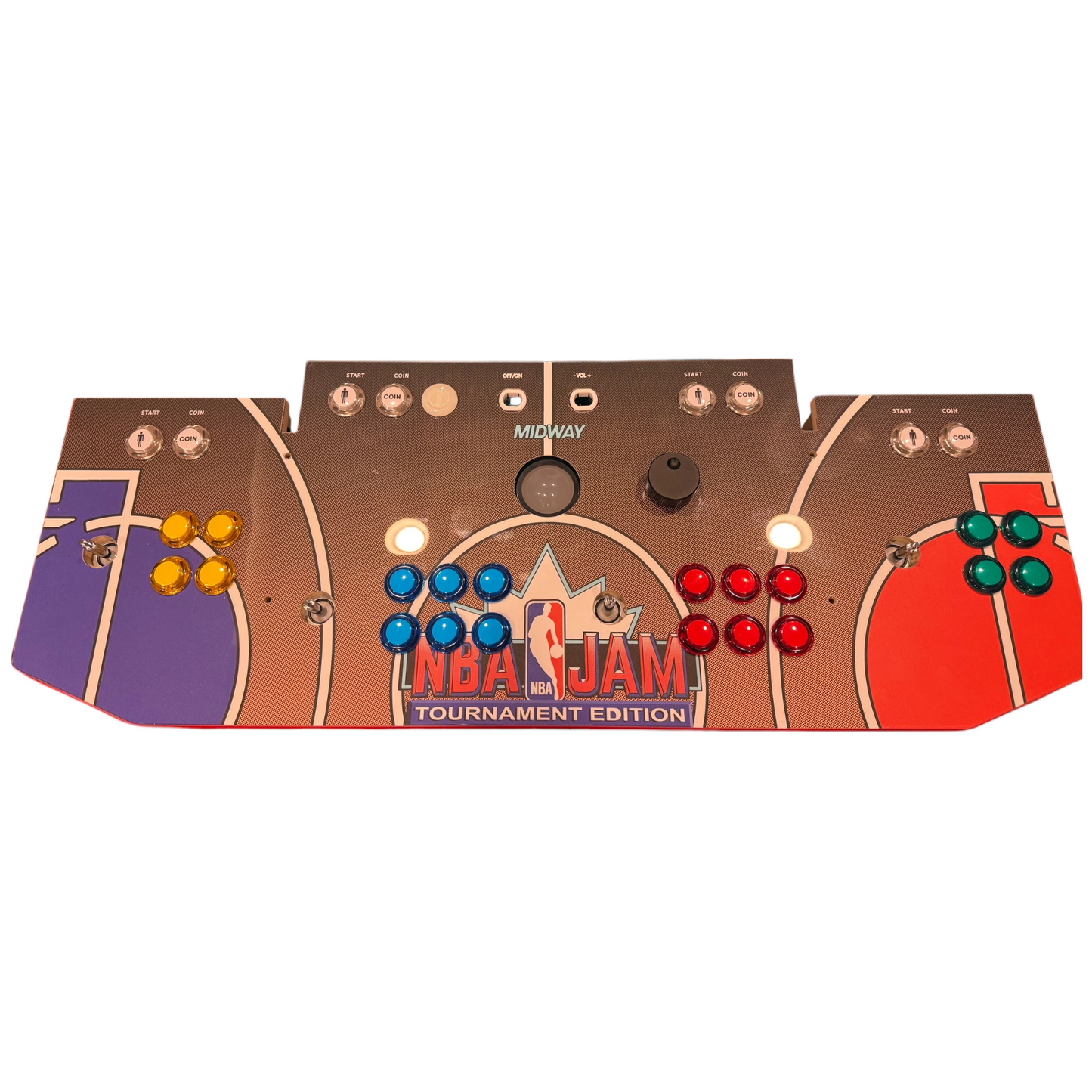 NBA Jam Deluxe Arcade1up 4-Player Showtime Arcade Mod Kit