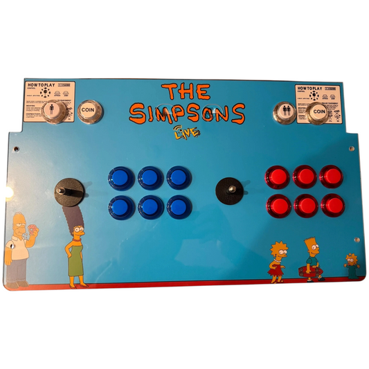 Simpsons Arcade1up 2-Player Conversion Showtime Arcade Mod Kit