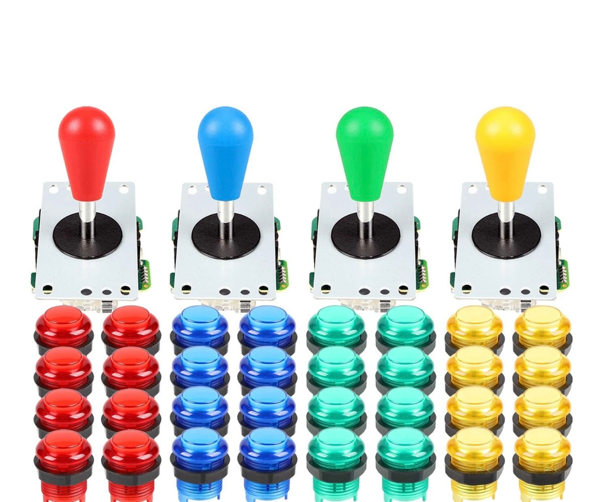 Complete Arcade1Up Mod Kit - 4 Player