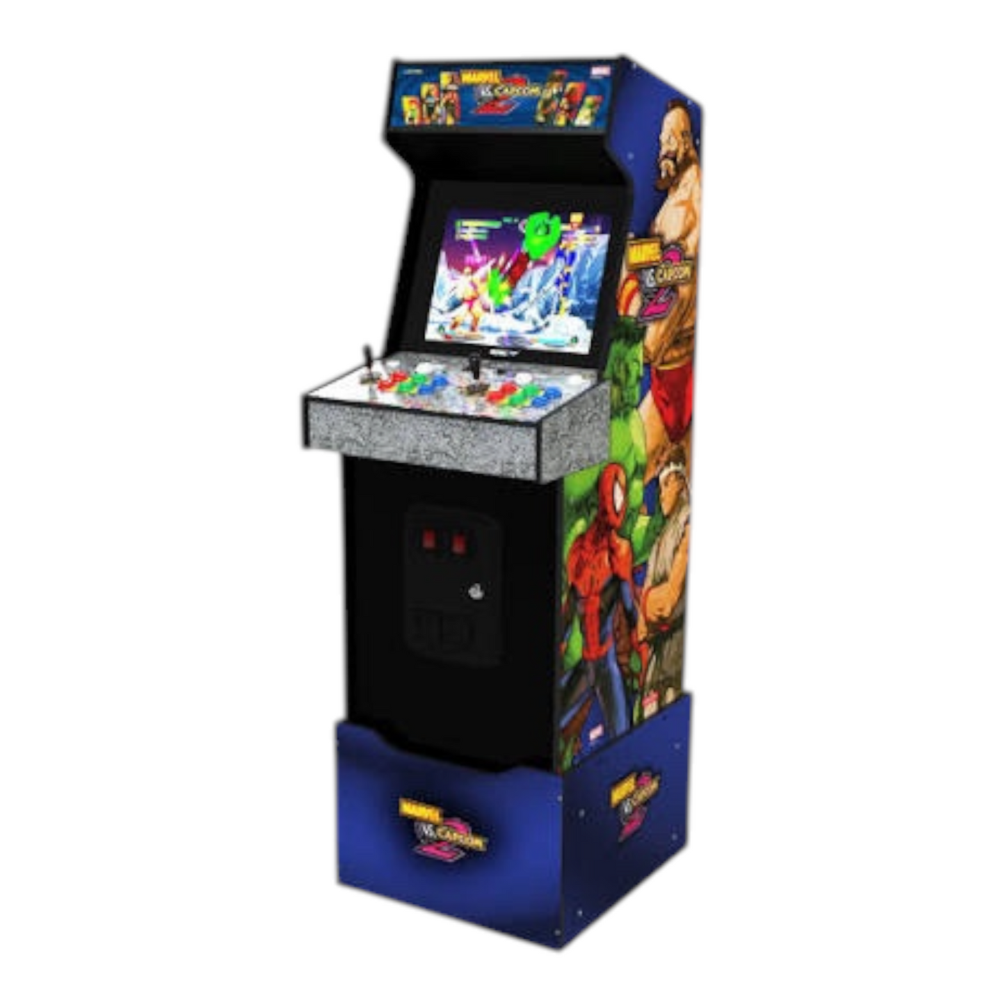 Marvel Vs Capcom2 Arcade1up 2-Player Showtime Arcade Mod Kit