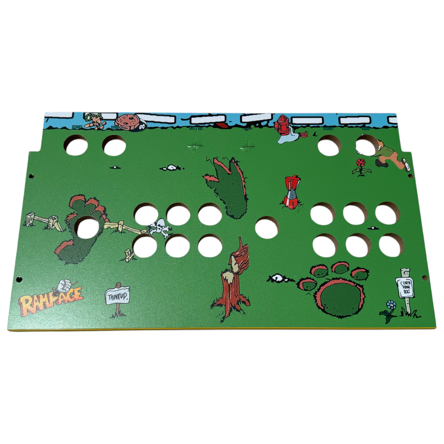 Rampage/Joust Deluxe Arcade1Up 2-Player Showtime Arcade Mod Kit - Rampage Edition