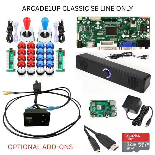 2 Player Arcade Mod Kit for Arcade1Up Classic SE