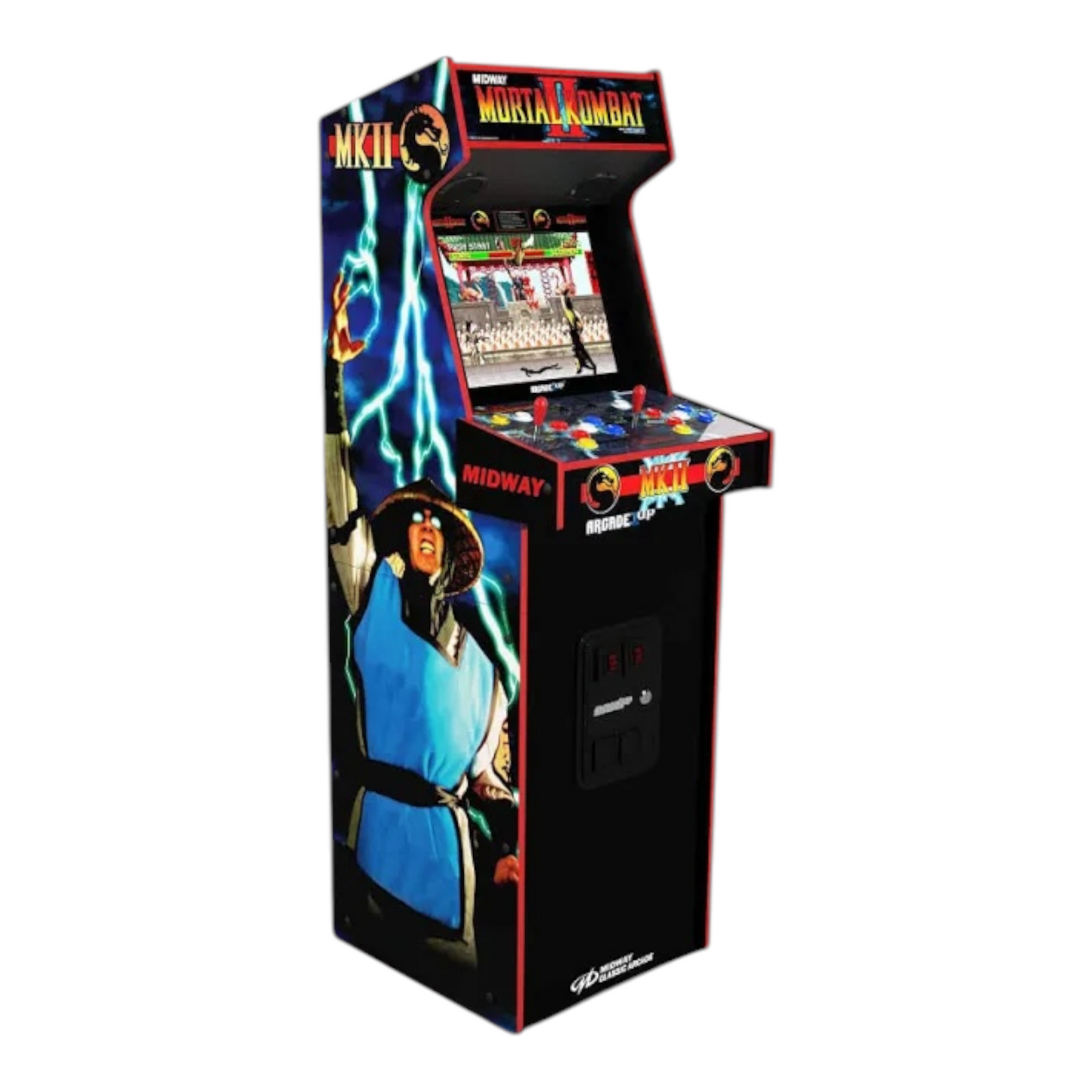 Mortal Kombat II Deluxe Arcade1up 4-Player Conversion Showtime Arcade Mod Kit