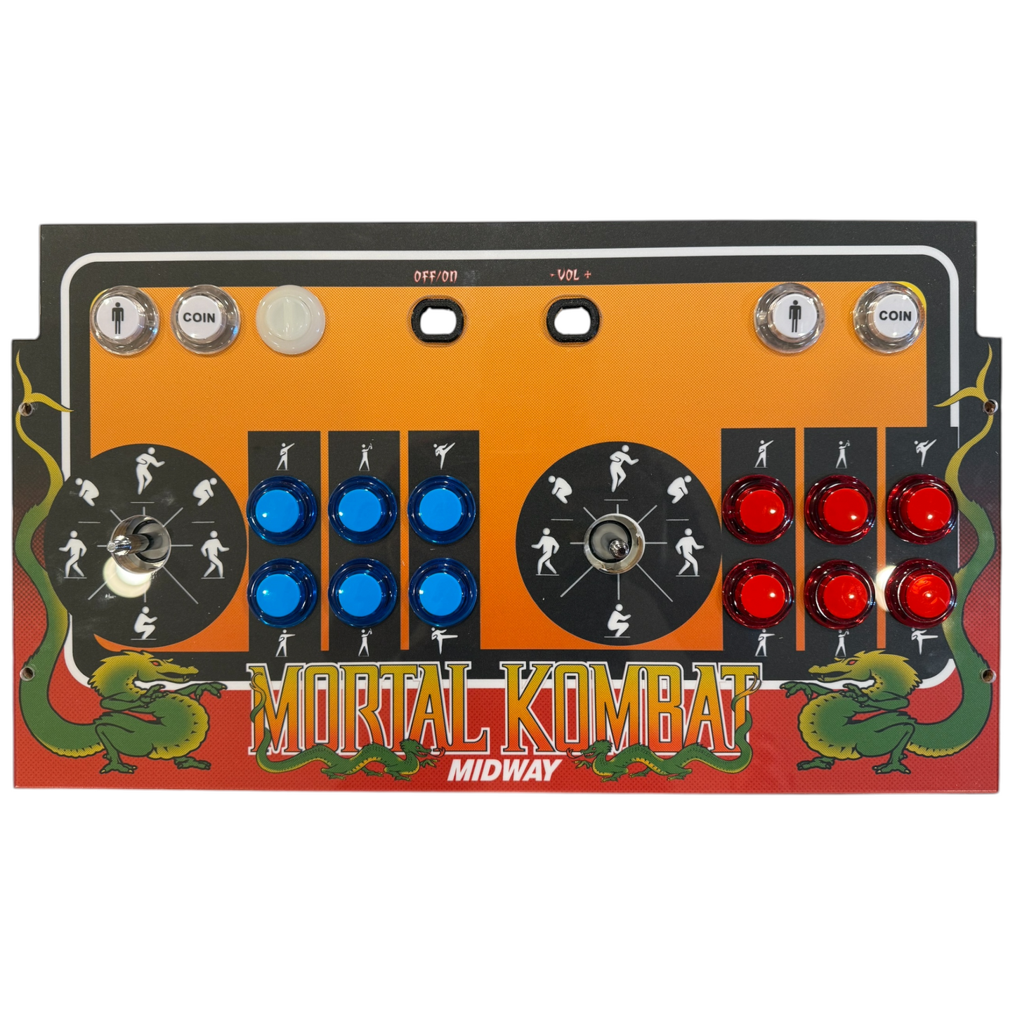 Mortal Kombat 30th Anniversary Arcade1up 2-Player Showtime Arcade Mod Kit