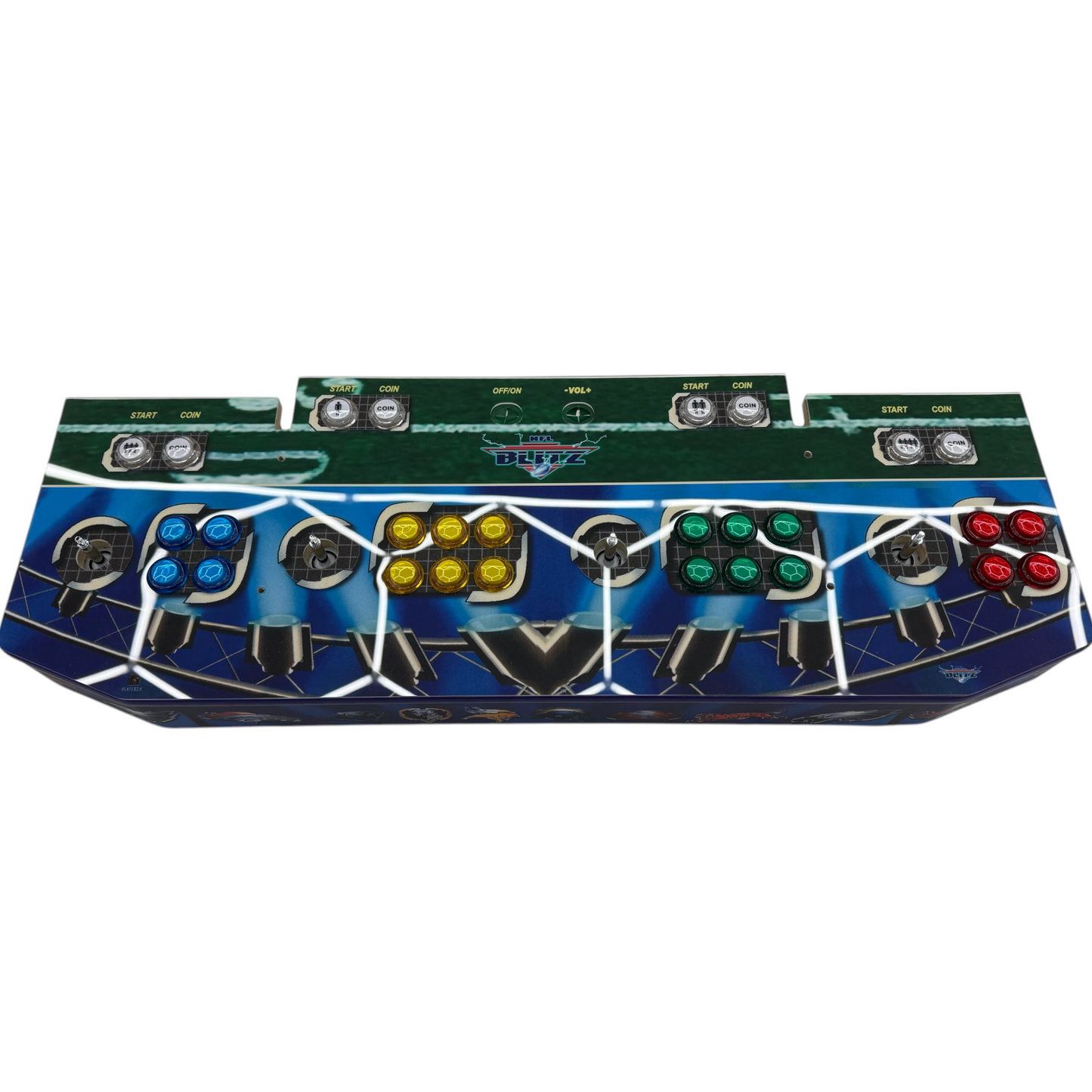 NFL Blitz Arcade1up 4-Player Showtime Arcade Mod Kit
