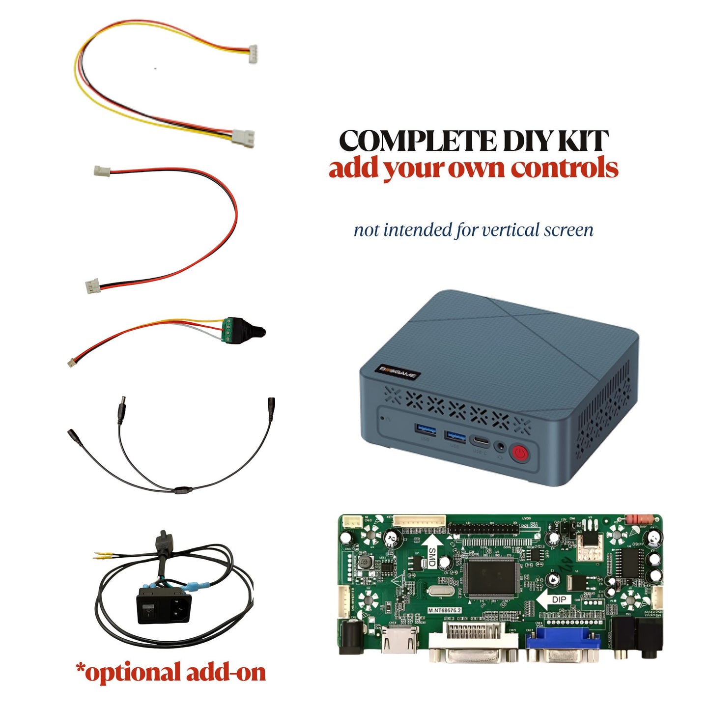Arcade1Up Mod Kit with Mini PC (No Controls)