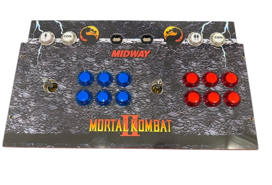 Mortal Kombat II Deluxe Arcade1up 2-Player Showtime Arcade Mod Kit