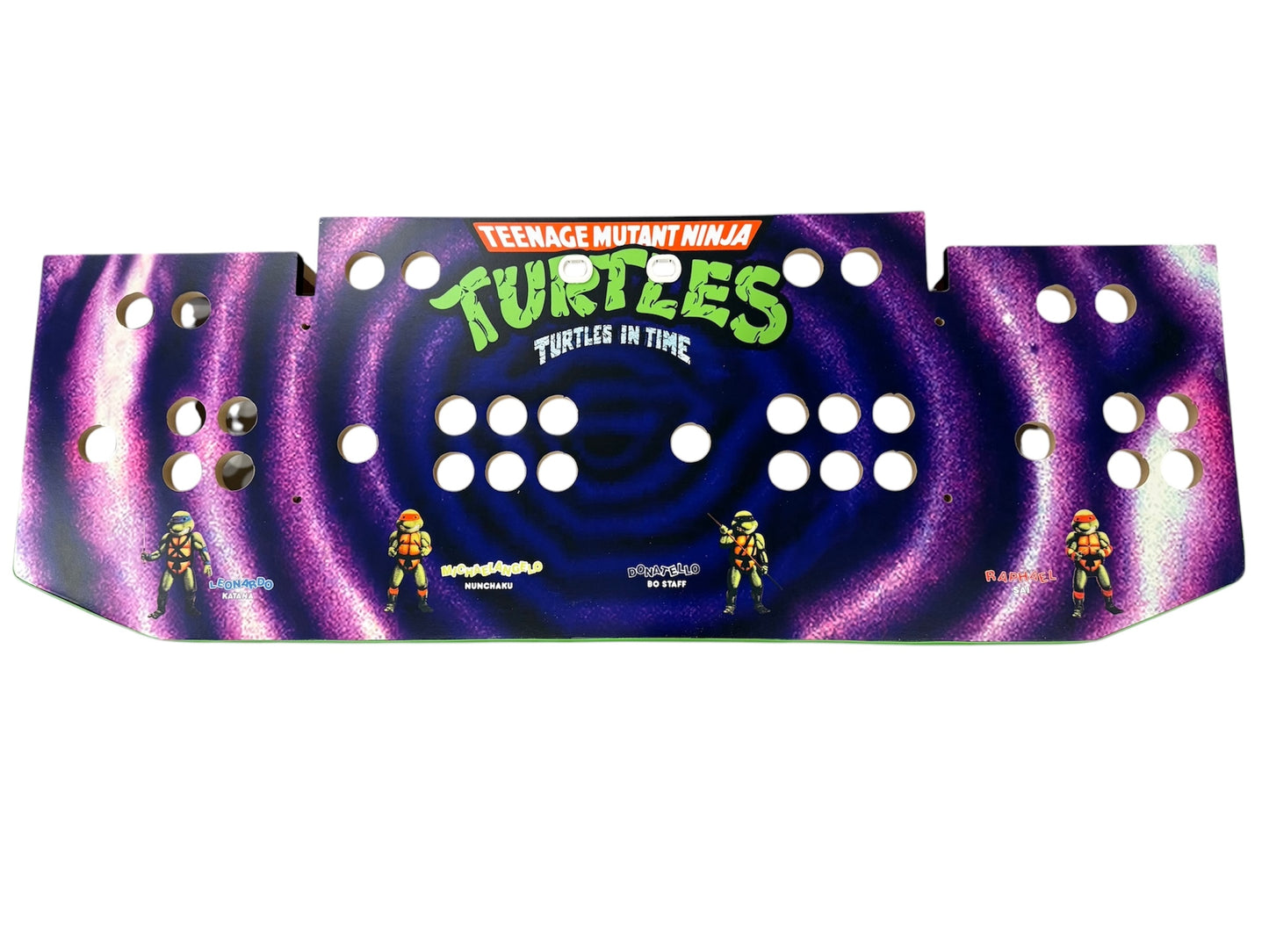 TMNT In Time Arcade1up 4-Player Showtime Arcade Mod Kit