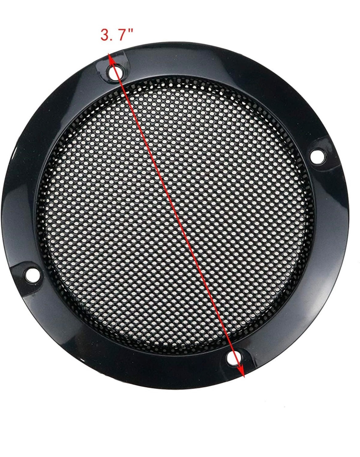 Speaker Grill Mesh Cover 3” (Pack of 2) Black