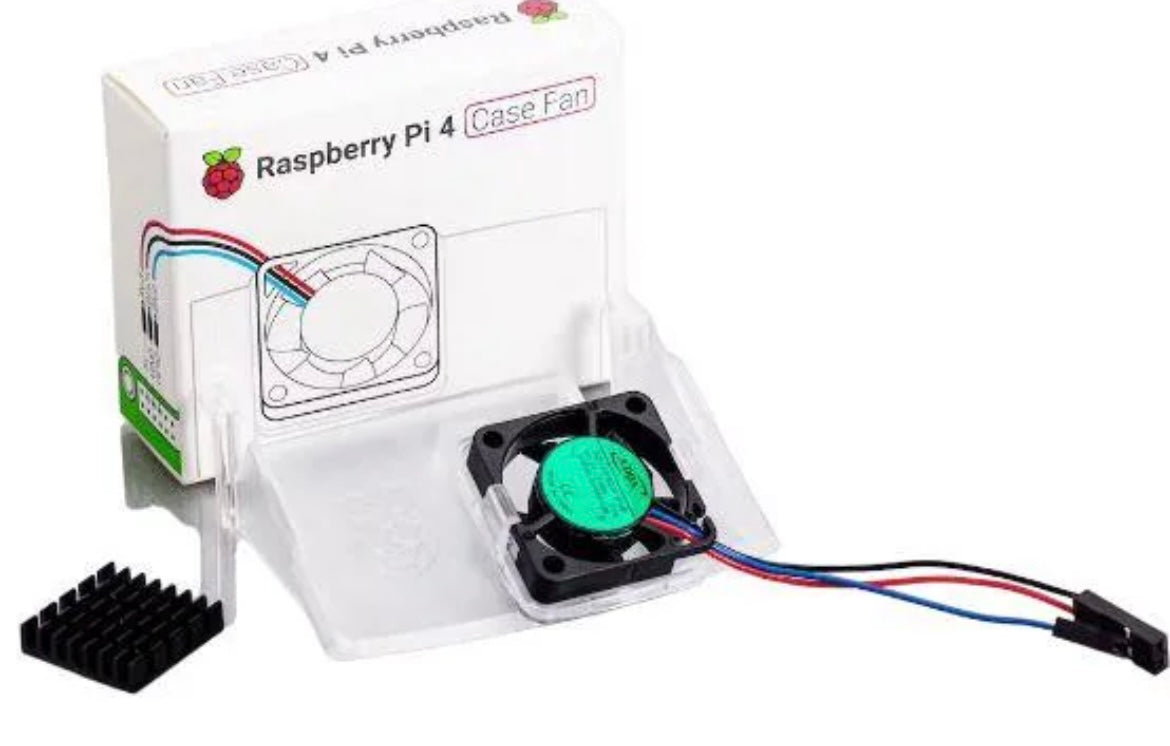 Official Raspberry Pi4 Case (Red & White with Cooling Fan)