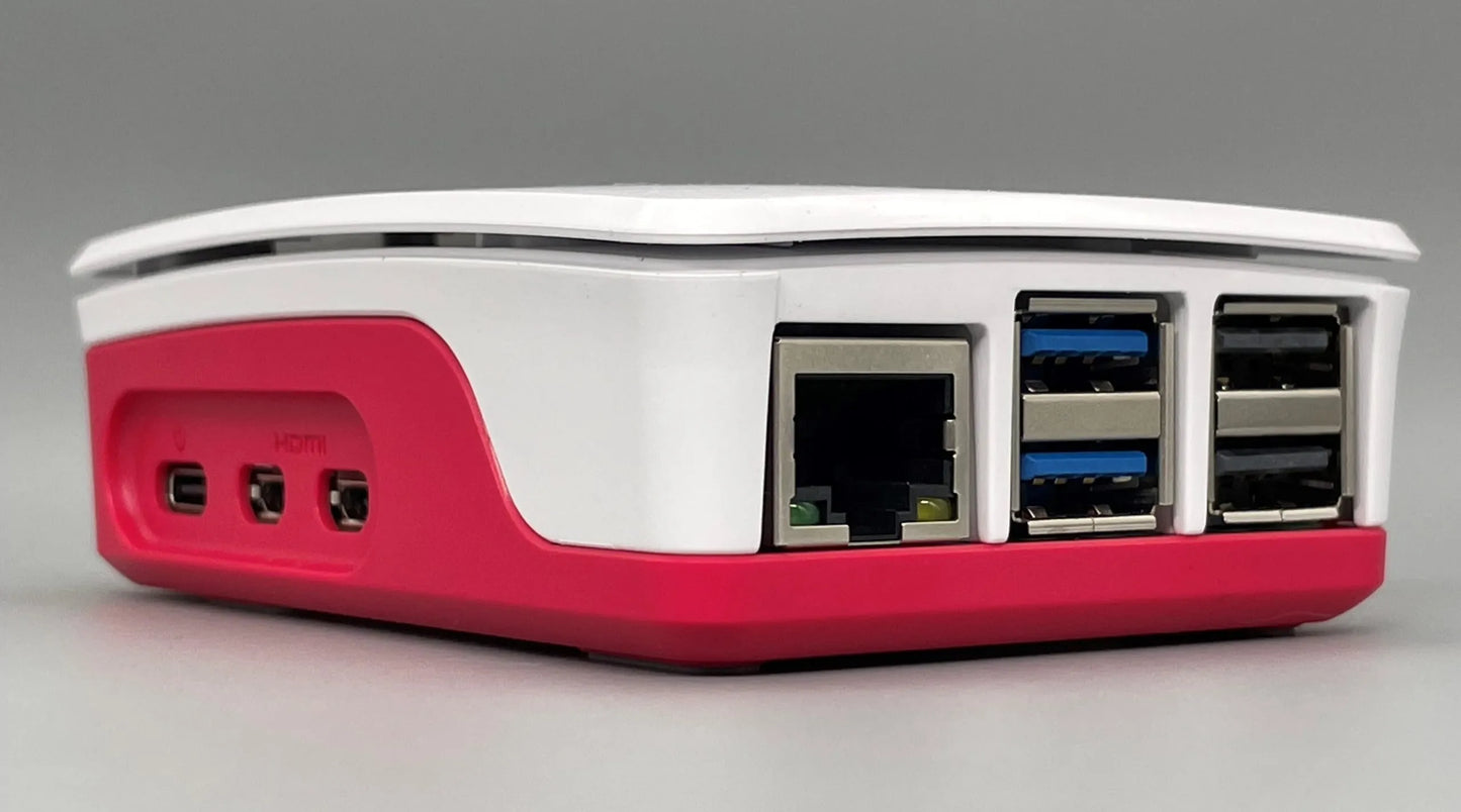 Official Raspberry Pi5 Case (Red & White with Cooling Fan)