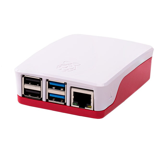 Official Raspberry Pi4 Case (Red & White with Cooling Fan)