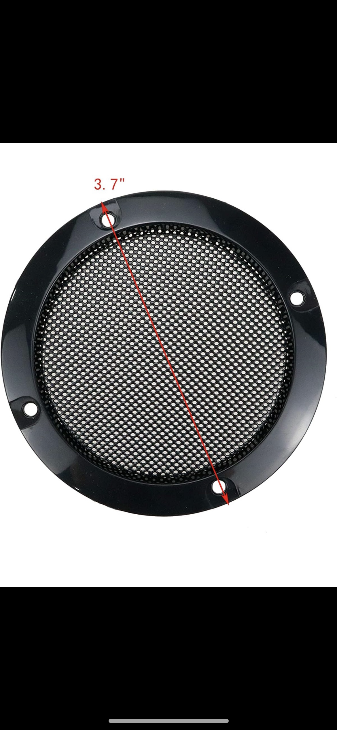 Speaker Grill Mesh Cover 3” (Pack of 2)