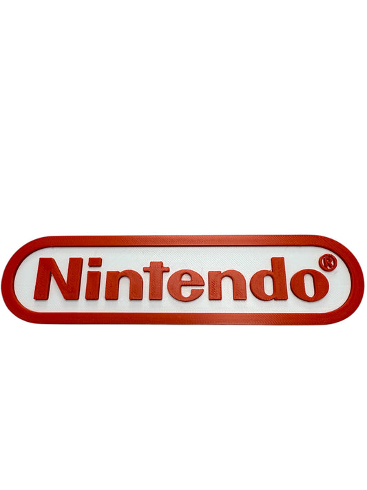 NES Decal Logo Art – 3D Retro Collectible (6"x2")